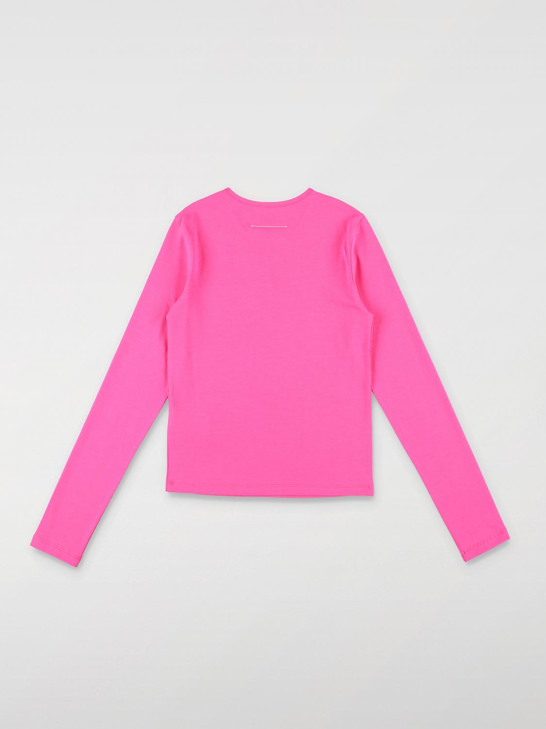 MM6 MAISON MARGIELA T-SHIRT: T-shirt kids Mm6 Maison Margiela, Fuchsia - Img 2