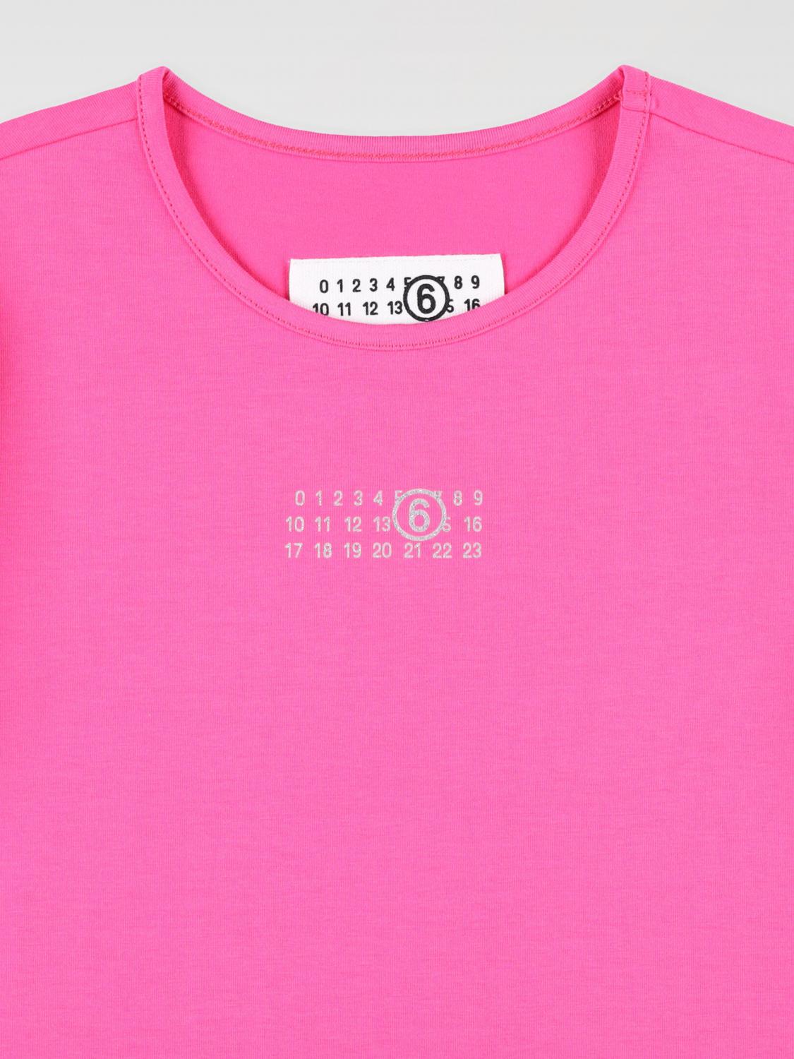 MM6 MAISON MARGIELA T-SHIRT: T-shirt kids Mm6 Maison Margiela, Fuchsia - Img 3