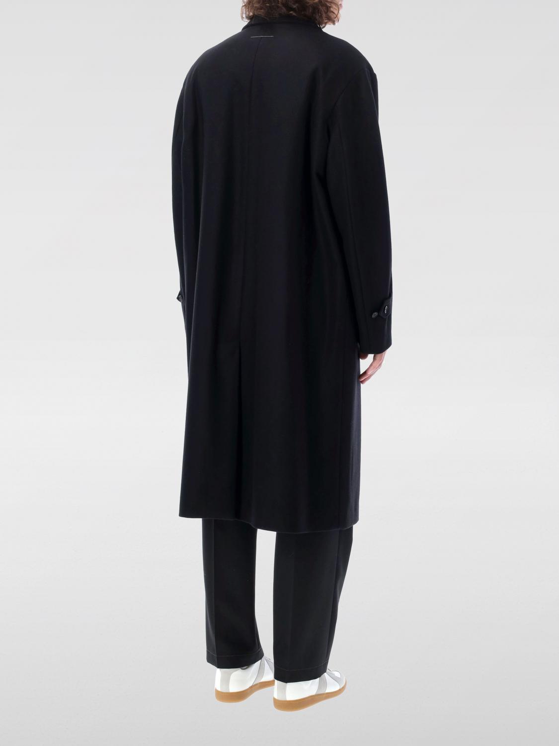 MM6 MAISON MARGIELA COAT: MM6 Maison Margiela single-breasted coat, Black - Img 2