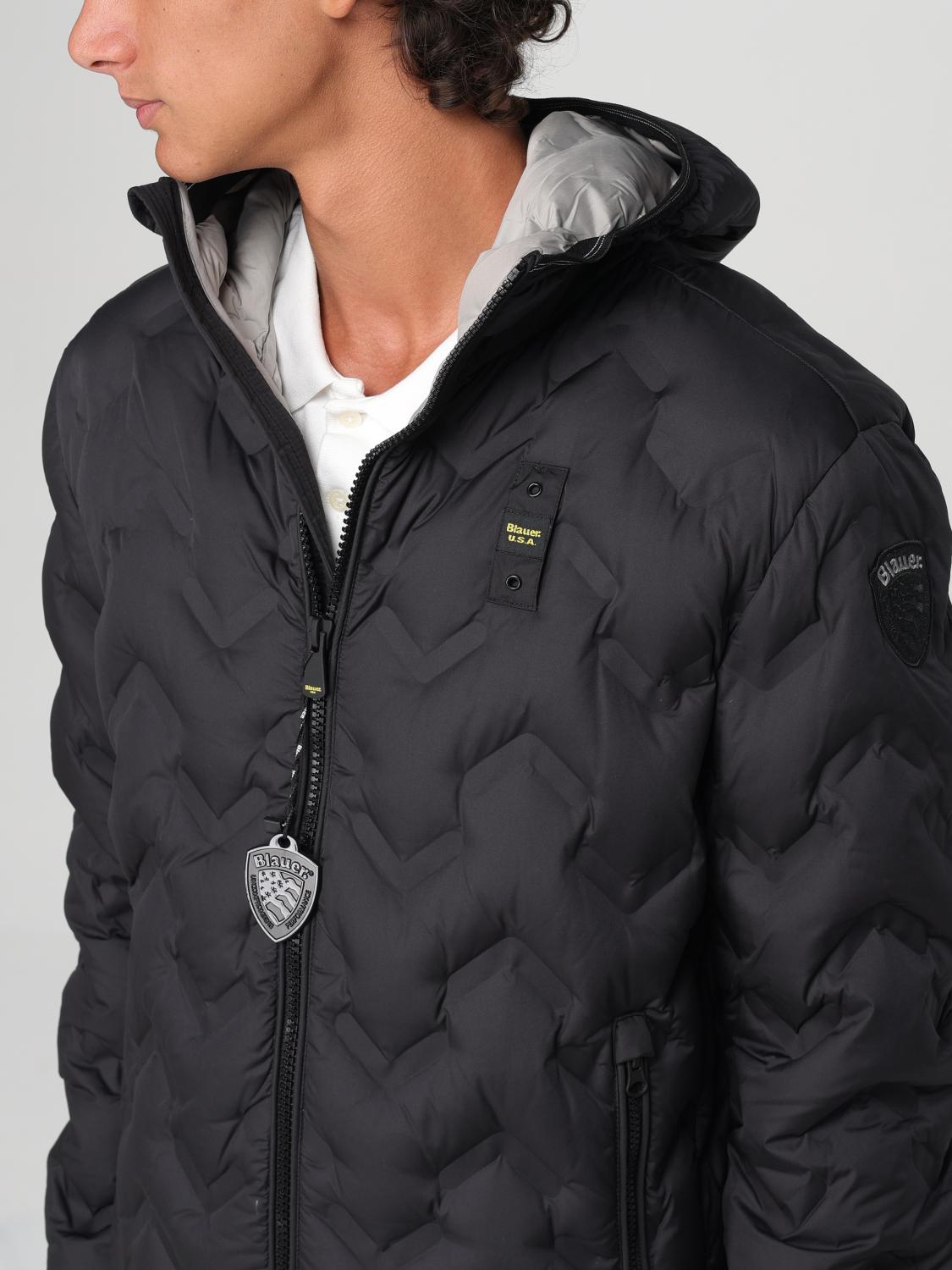 BLAUER JACKET: Jacket men Blauer, Black - Img 4