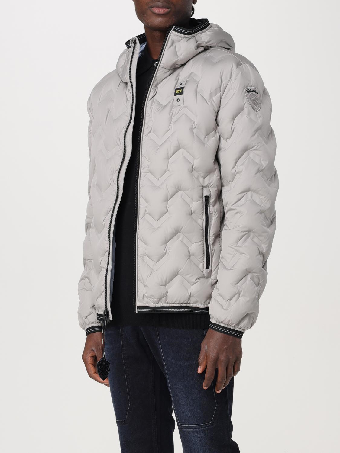 BLAUER GIACCA: Piumino Blauer in nylon trapuntato , Grigio - Img 3