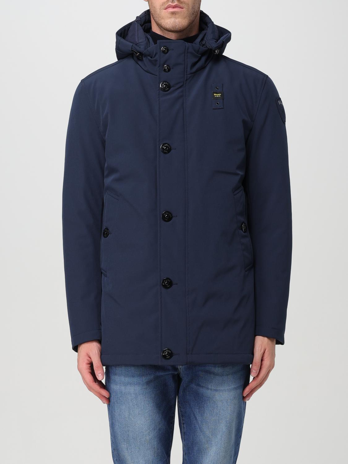 BLAUER ジャケット: コート メンズ Blauer, ブルー - Img 1