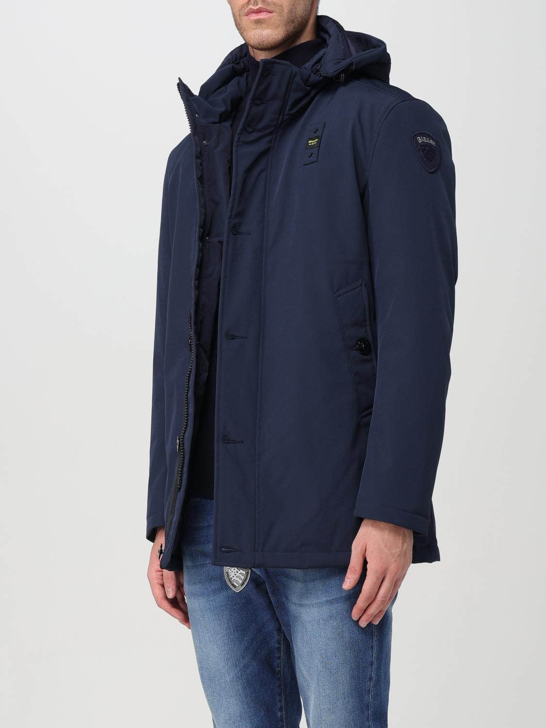 BLAUER ジャケット: コート メンズ Blauer, ブルー - Img 3