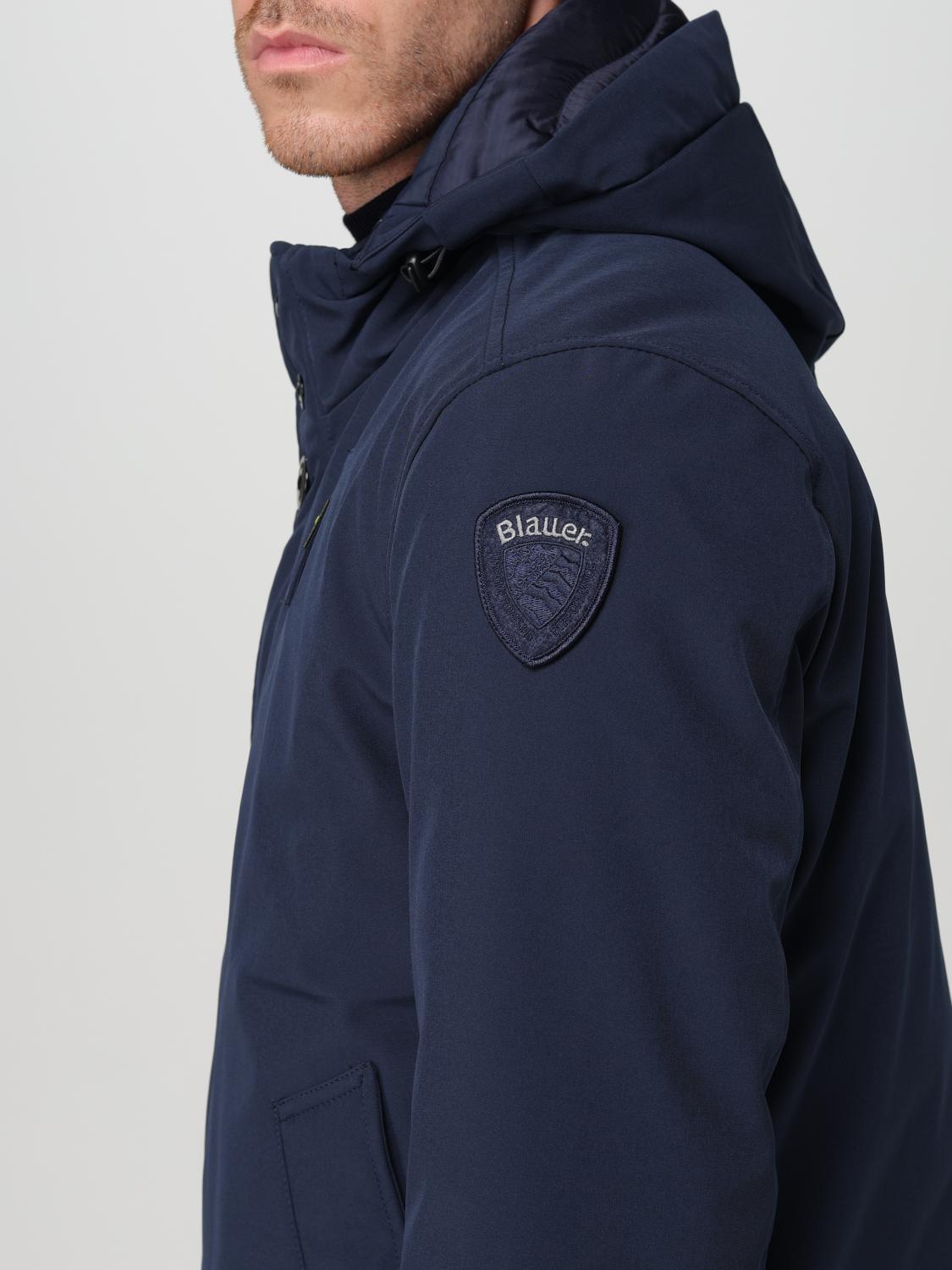 BLAUER ジャケット: コート メンズ Blauer, ブルー - Img 4