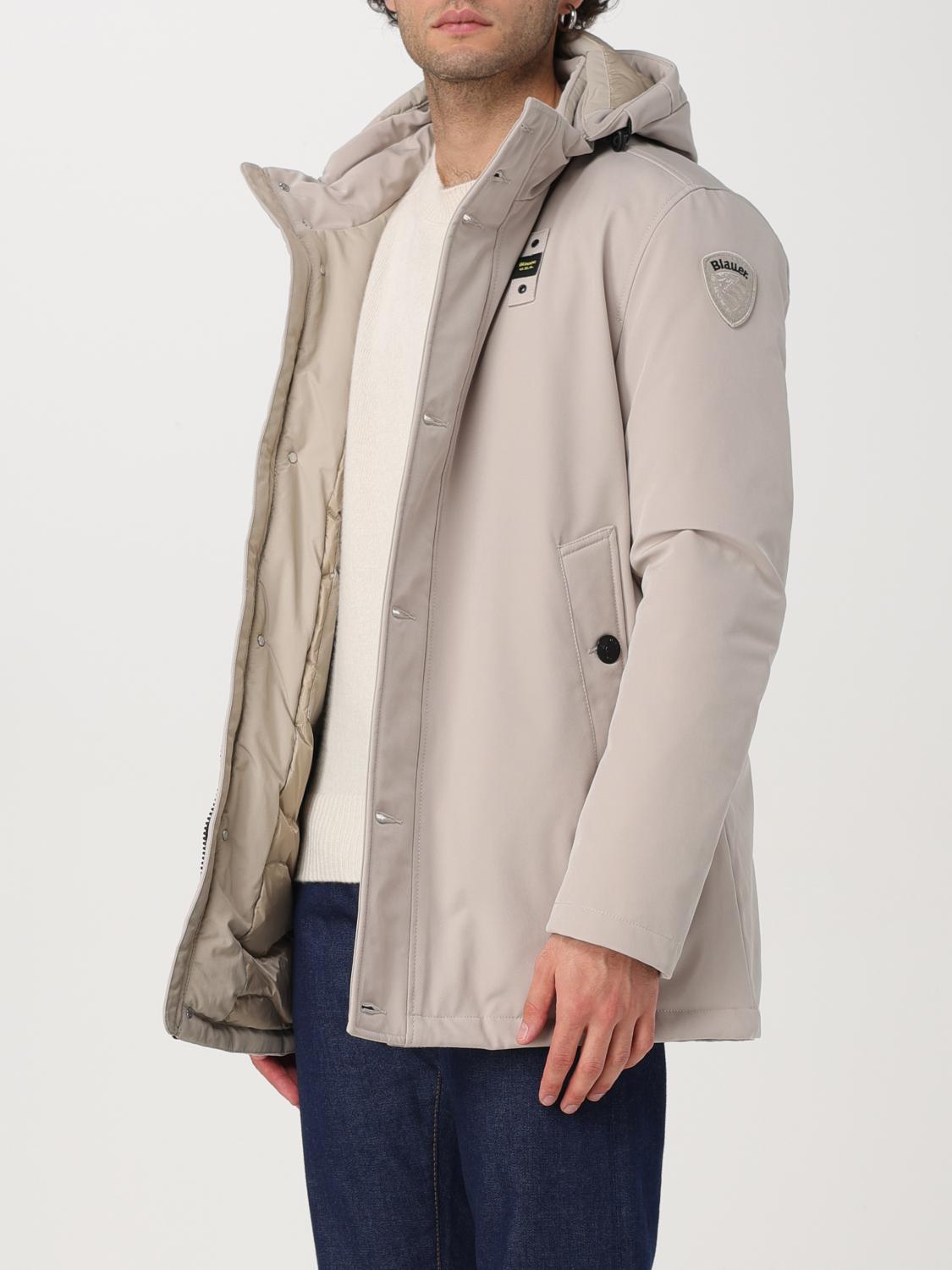 BLAUER ジャケット: コート メンズ Blauer, ベージュ - Img 3