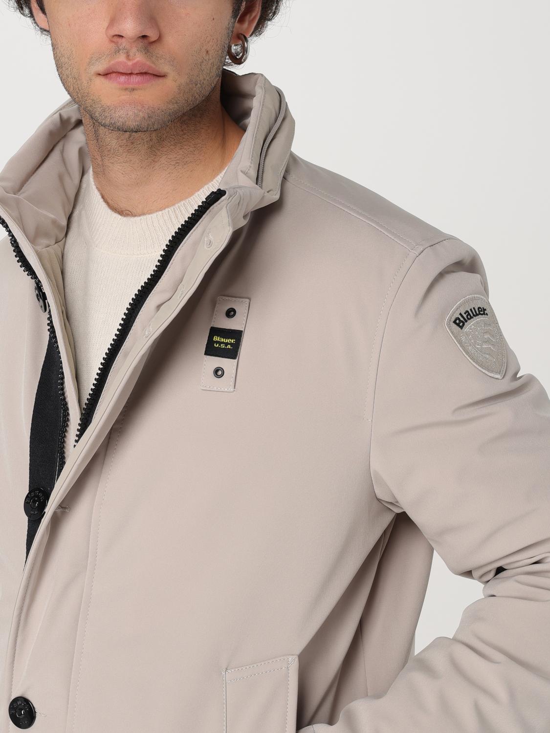 BLAUER ジャケット: コート メンズ Blauer, ベージュ - Img 4