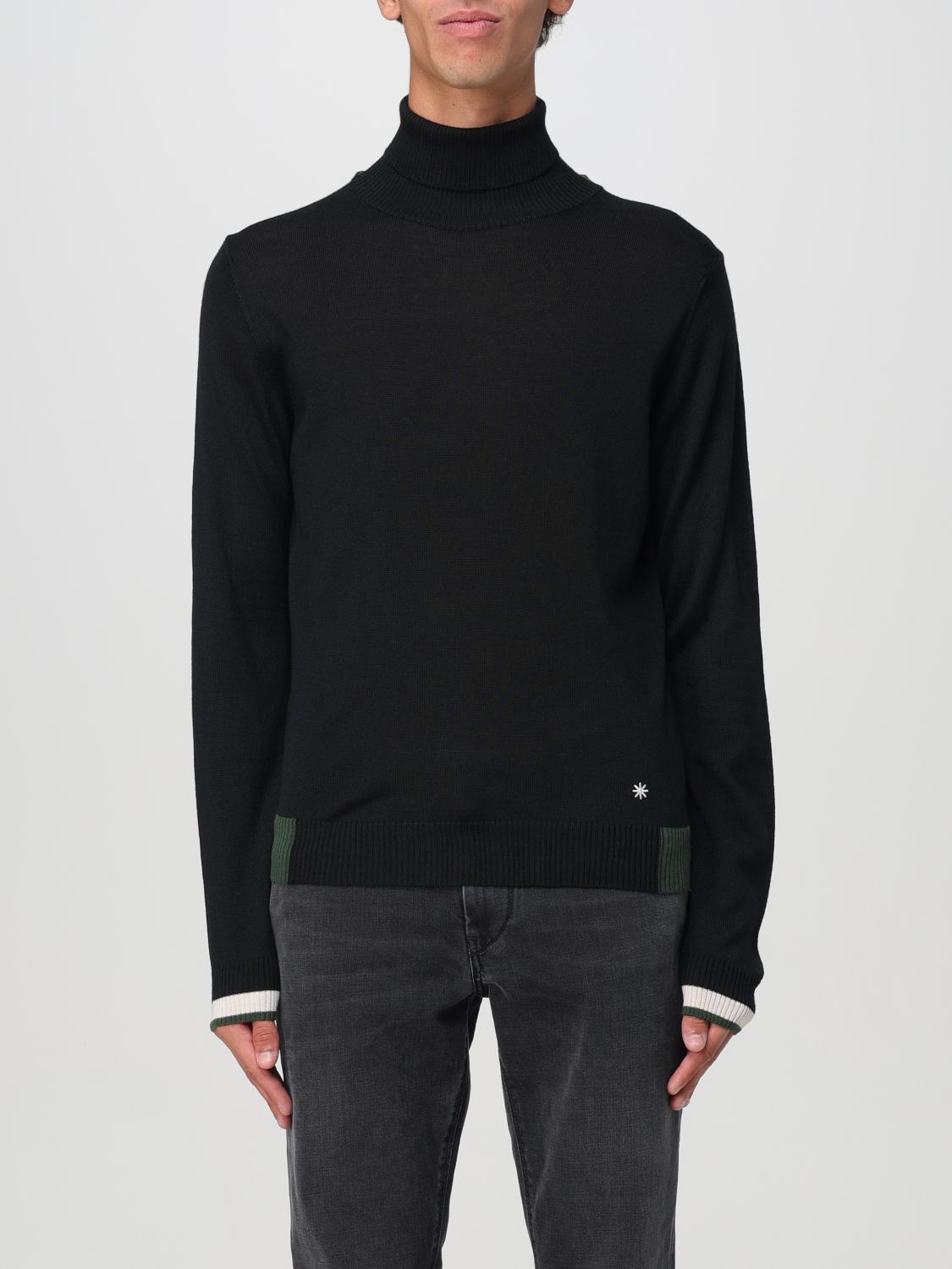 MANUEL RITZ SWEATER: Sweater men Manuel Ritz, Black - Img 1