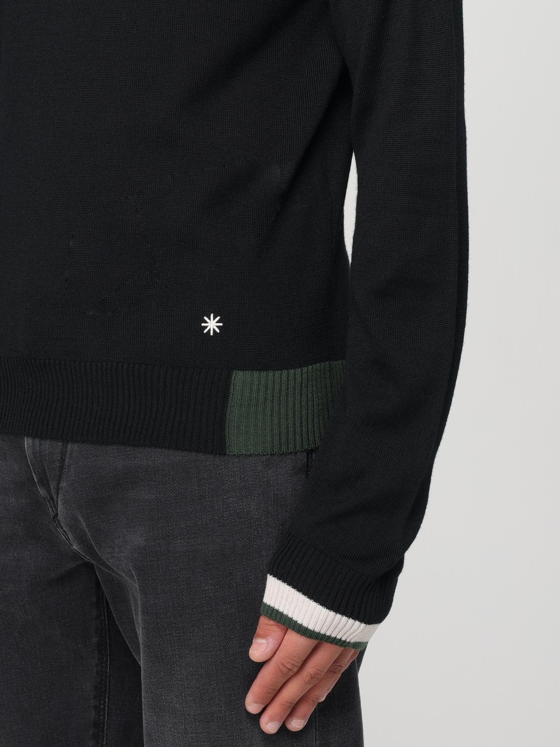 MANUEL RITZ SWEATER: Sweater men Manuel Ritz, Black - Img 3