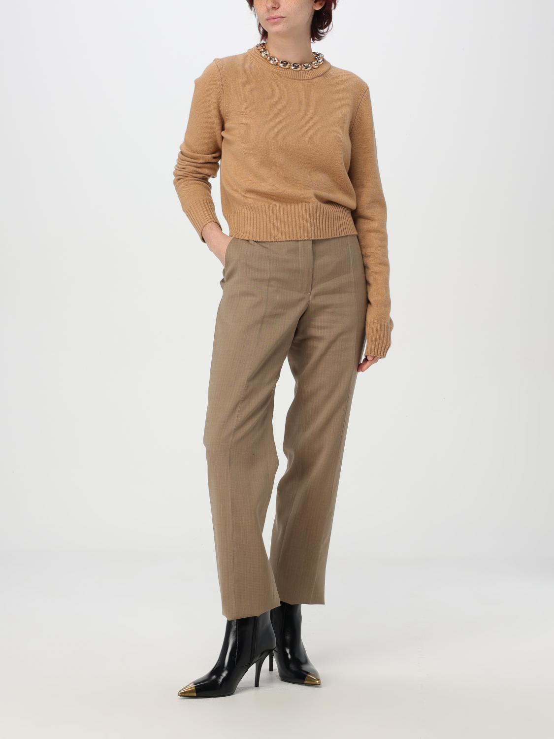 RABANNE MAGLIA: Maglione Rabanne in lana Merino e cashmere , Cammello - Img 2