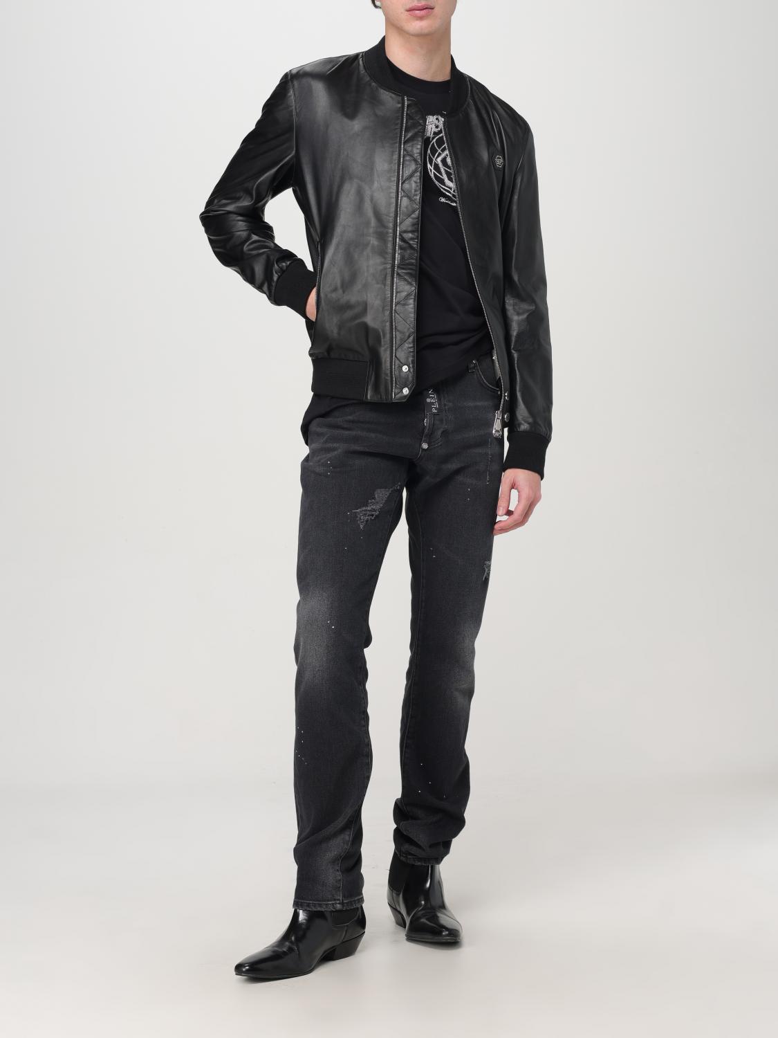 PHILIPP PLEIN JACKET: Coat men Philipp Plein, Black - Img 2