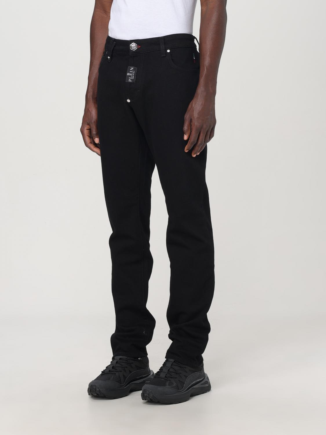 PHILIPP PLEIN JEANS: Hose herren Philipp Plein, Schwarz - Img 4