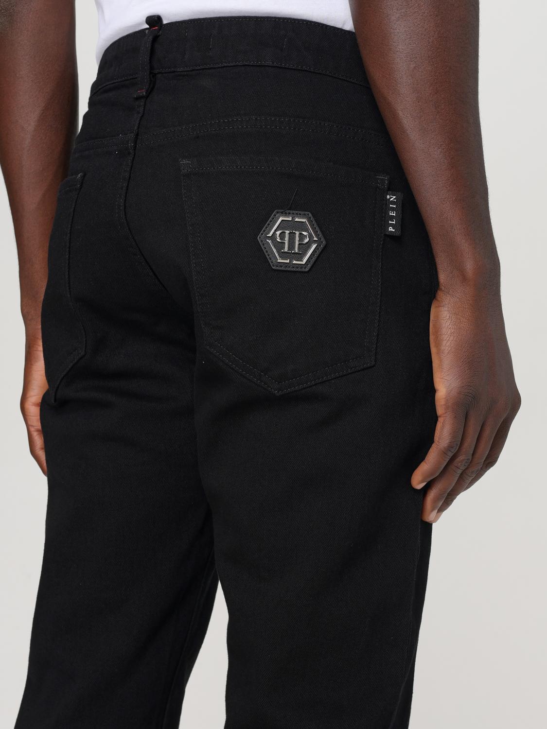 PHILIPP PLEIN JEANS: Hose herren Philipp Plein, Schwarz - Img 5