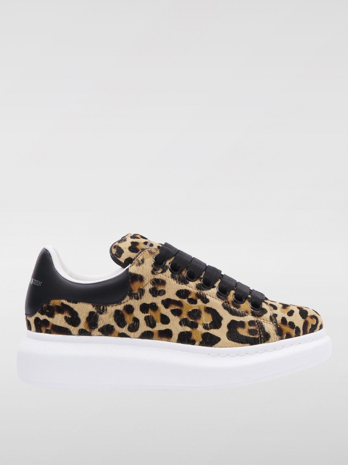 MCQUEEN SNEAKERS: Sneakers damen McQueen, Braun - Img 1