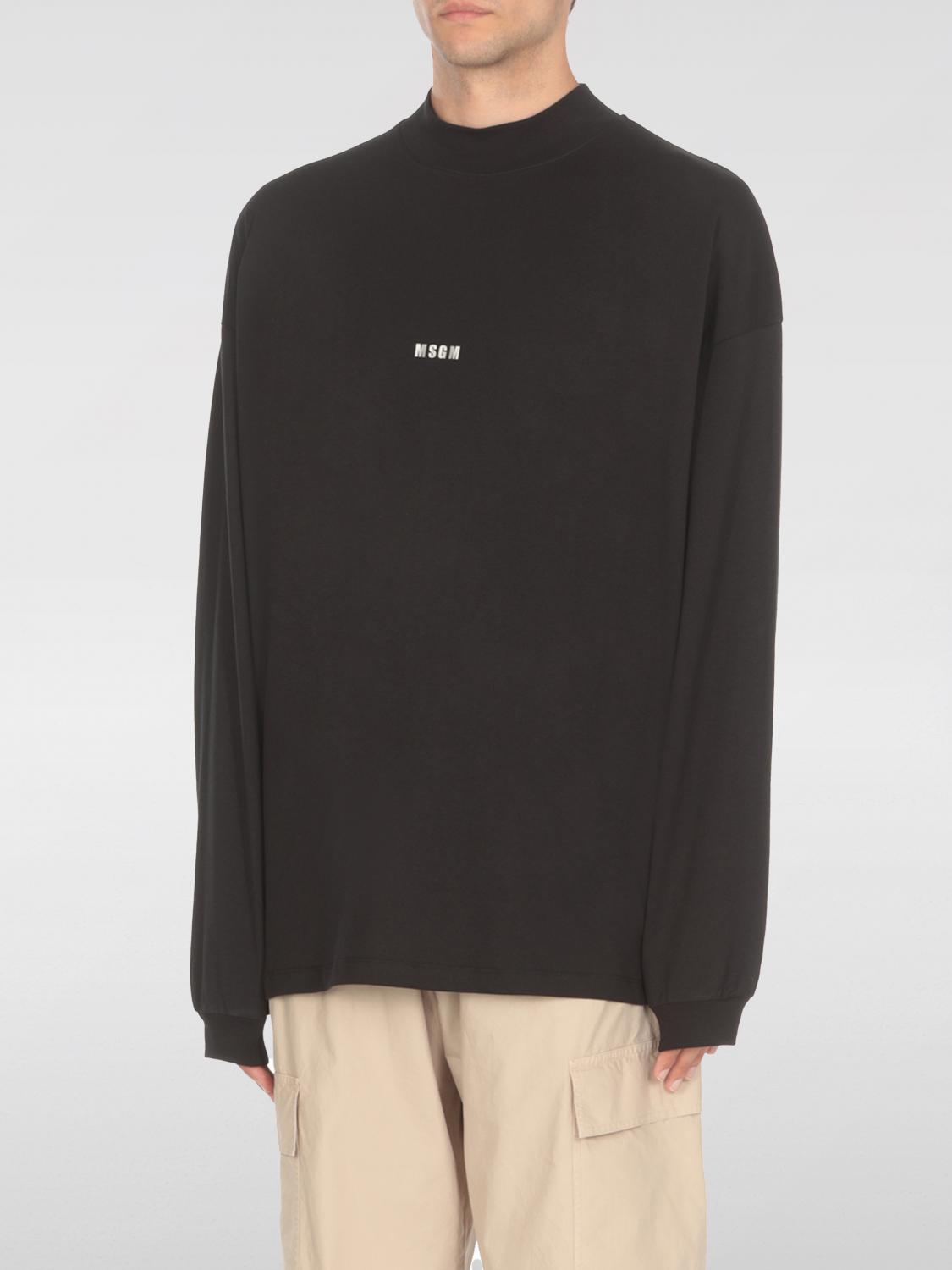 MSGM T-SHIRT: T-shirt men MSGM, Black - Img 1