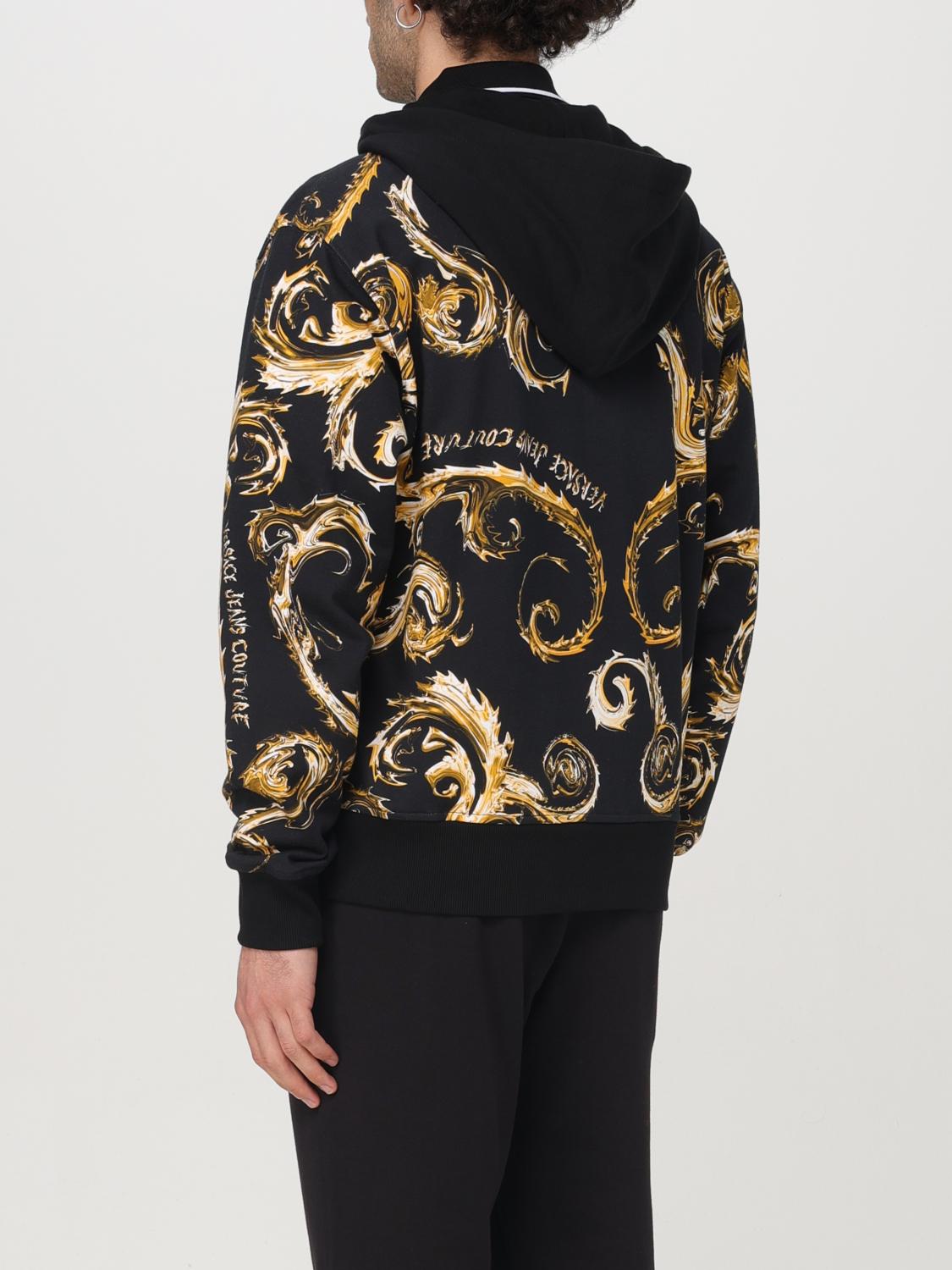 VERSACE JEANS COUTURE SWEATSHIRT: Sweatshirt men Versace Jeans Couture, Black - Img 2