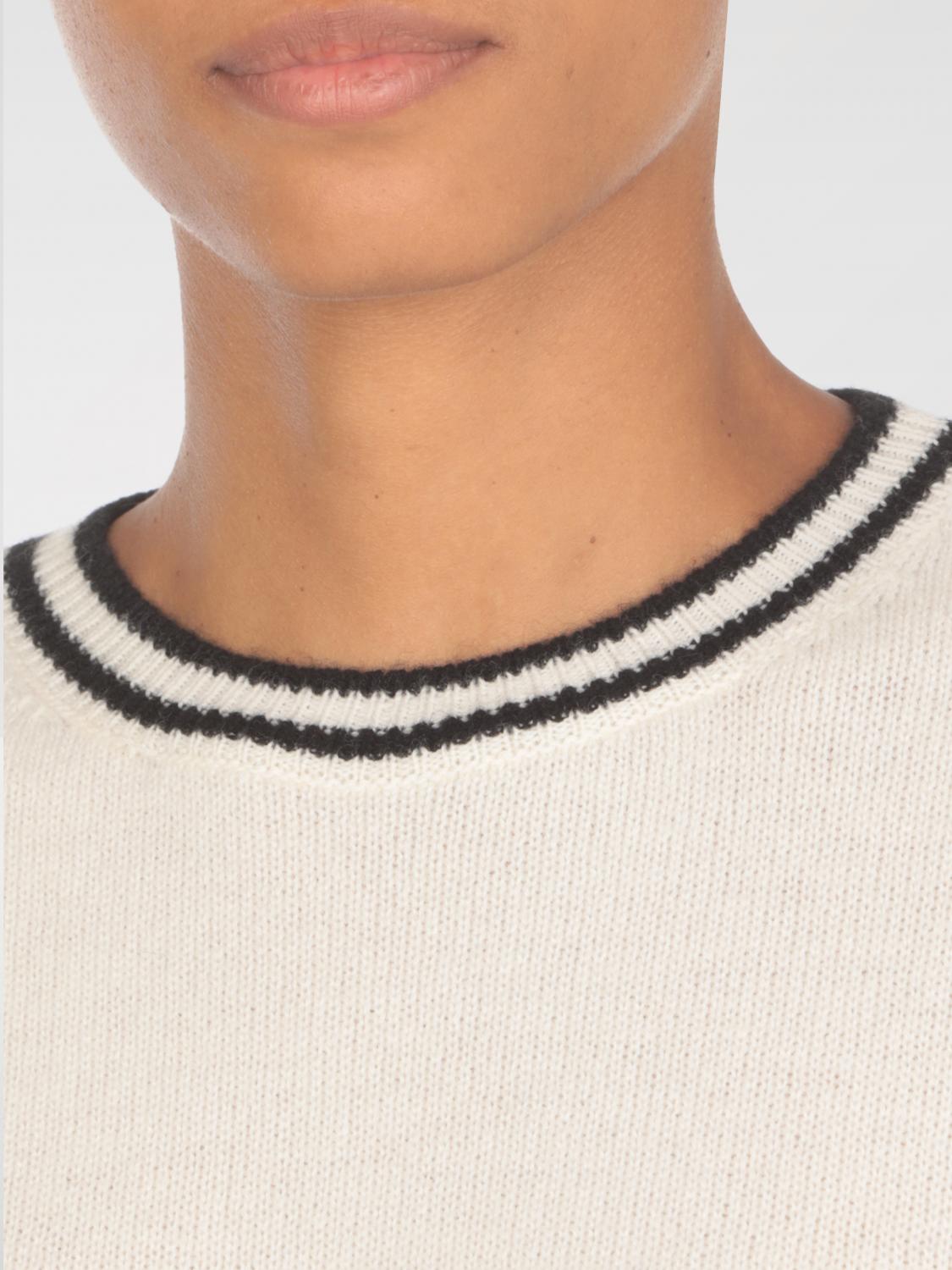 MSGM MAGLIA: Maglione MSGM in lana e cashmere , Bianco - Img 4