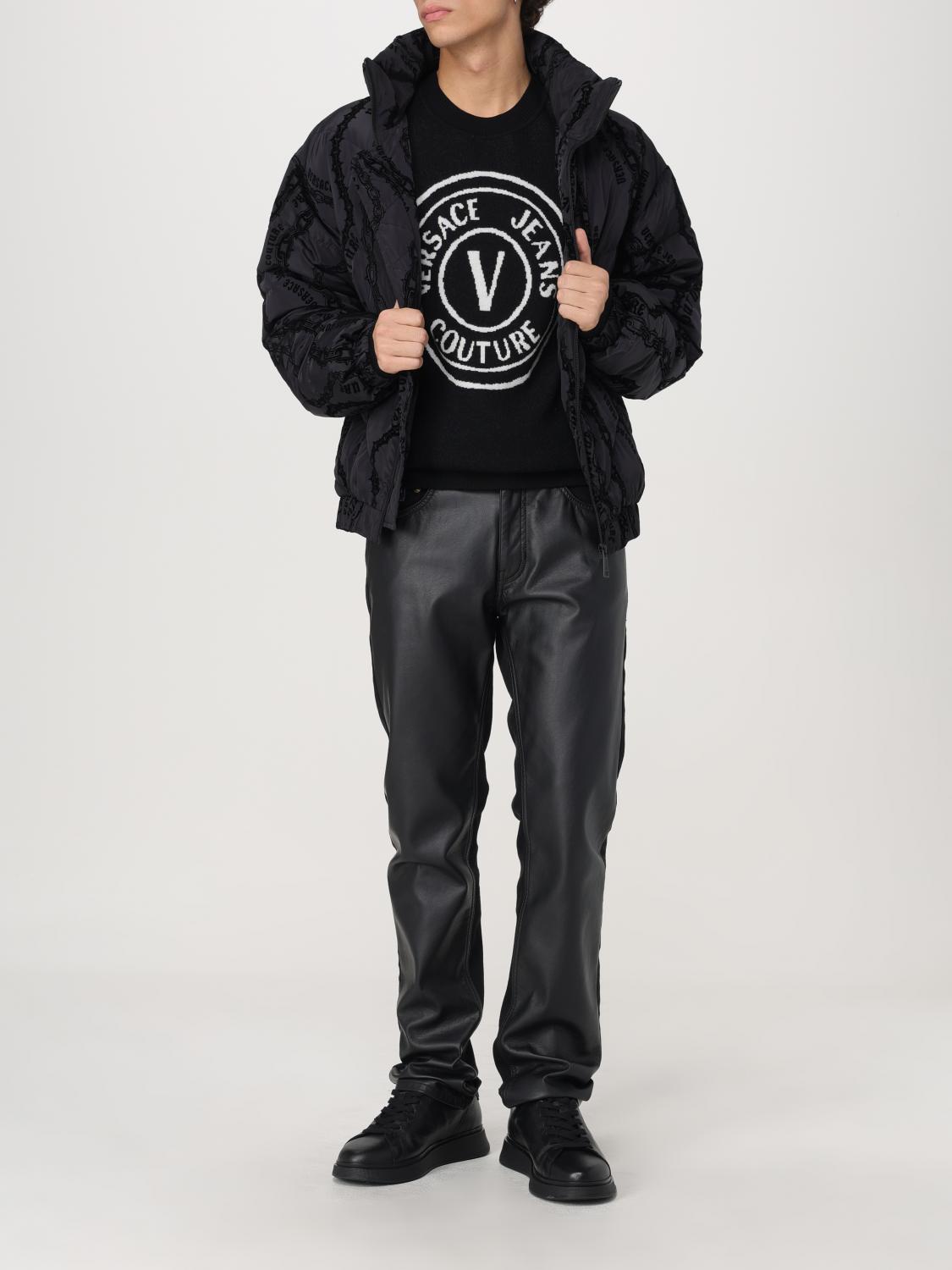 VERSACE JEANS COUTURE JACKET: Versace Jeans Couture men's jacket, Black - Img 2