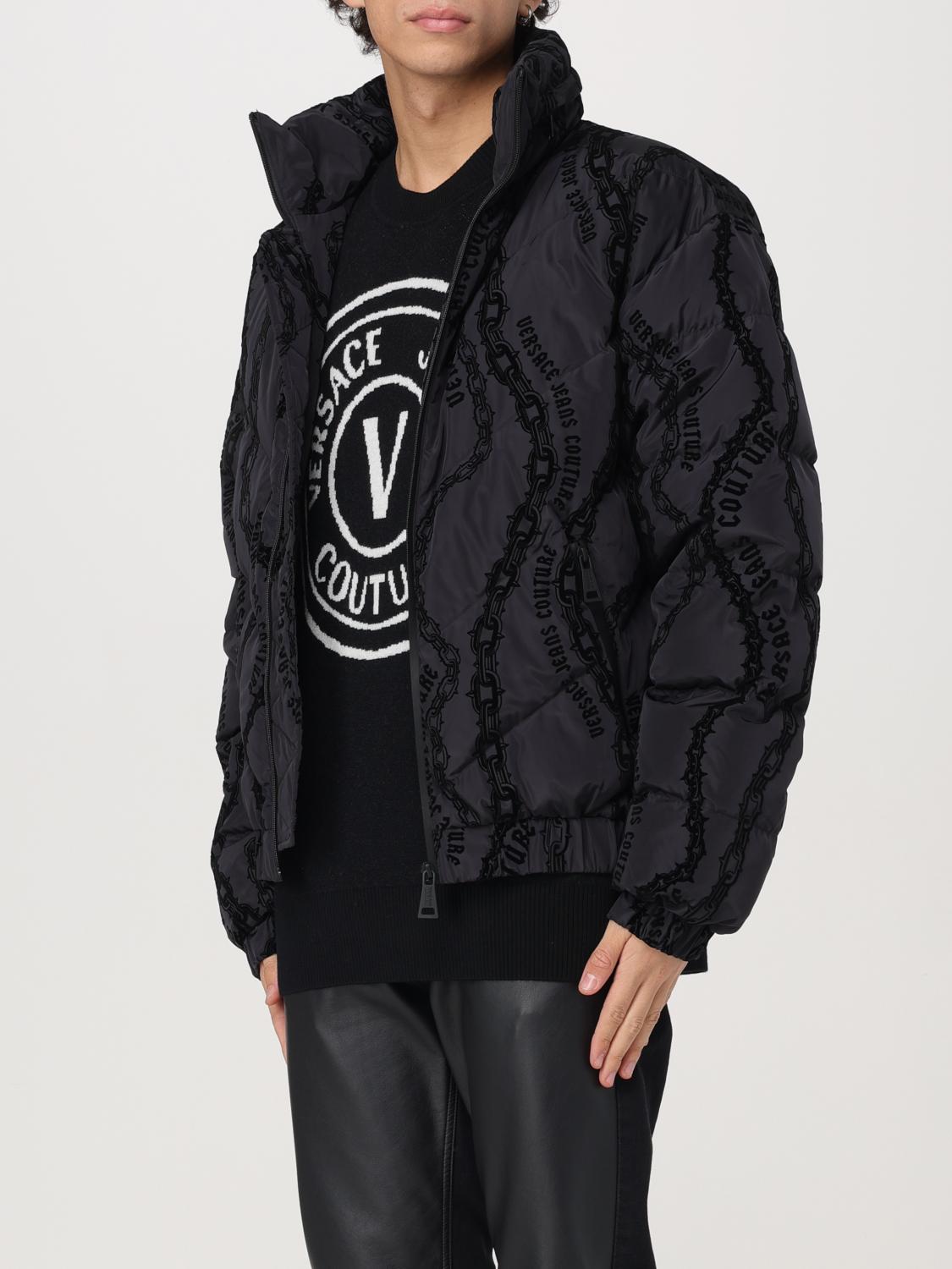 VERSACE JEANS COUTURE JACKET: Versace Jeans Couture men's jacket, Black - Img 4