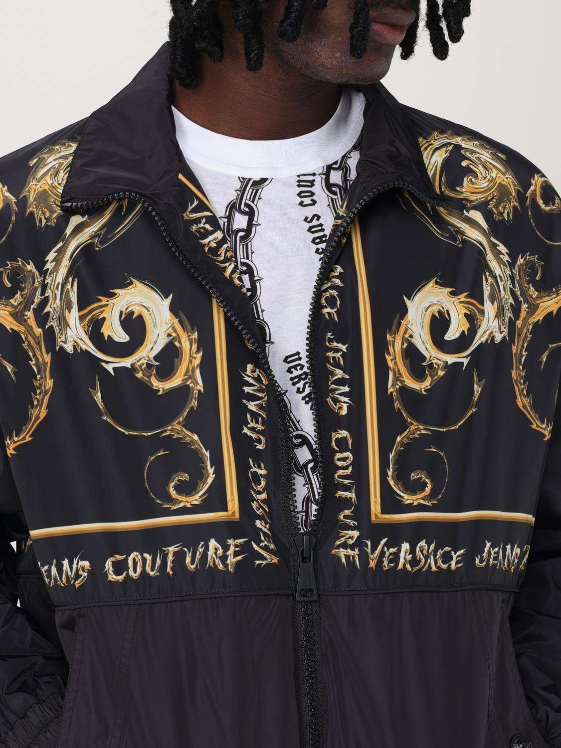 VERSACE JEANS COUTURE CHAQUETA: Chaqueta hombre Versace Jeans Couture, Negro - Img 4