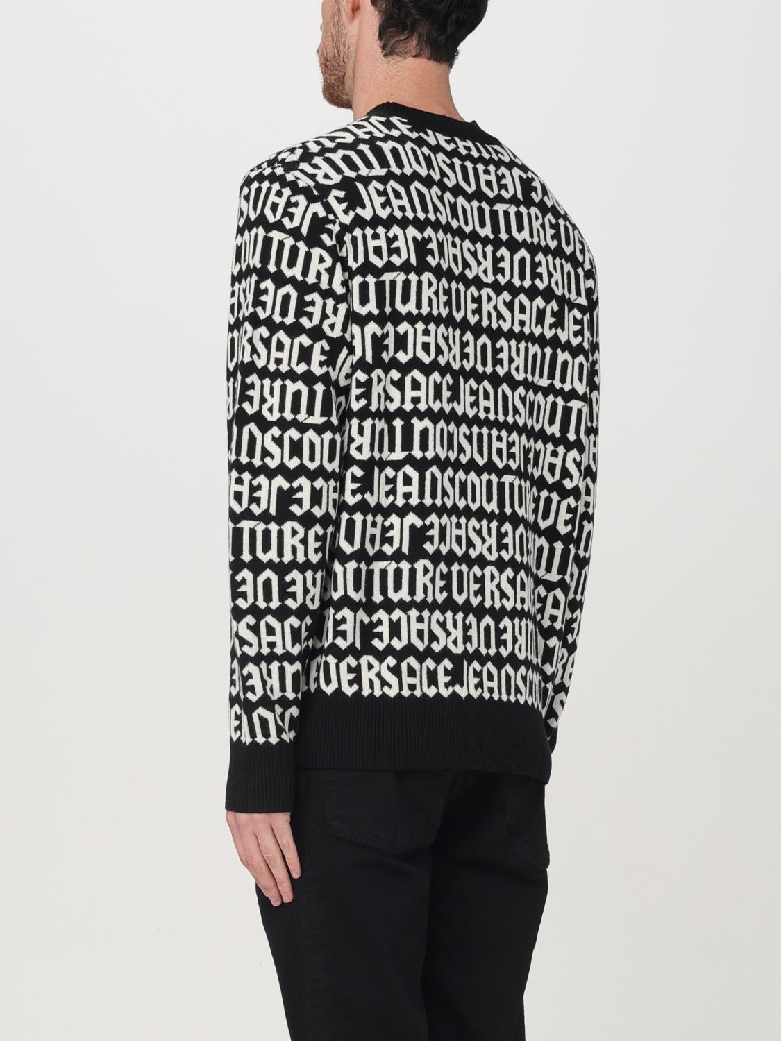 VERSACE JEANS COUTURE SWEATER: Sweater men Versace Jeans Couture, Black - Img 2