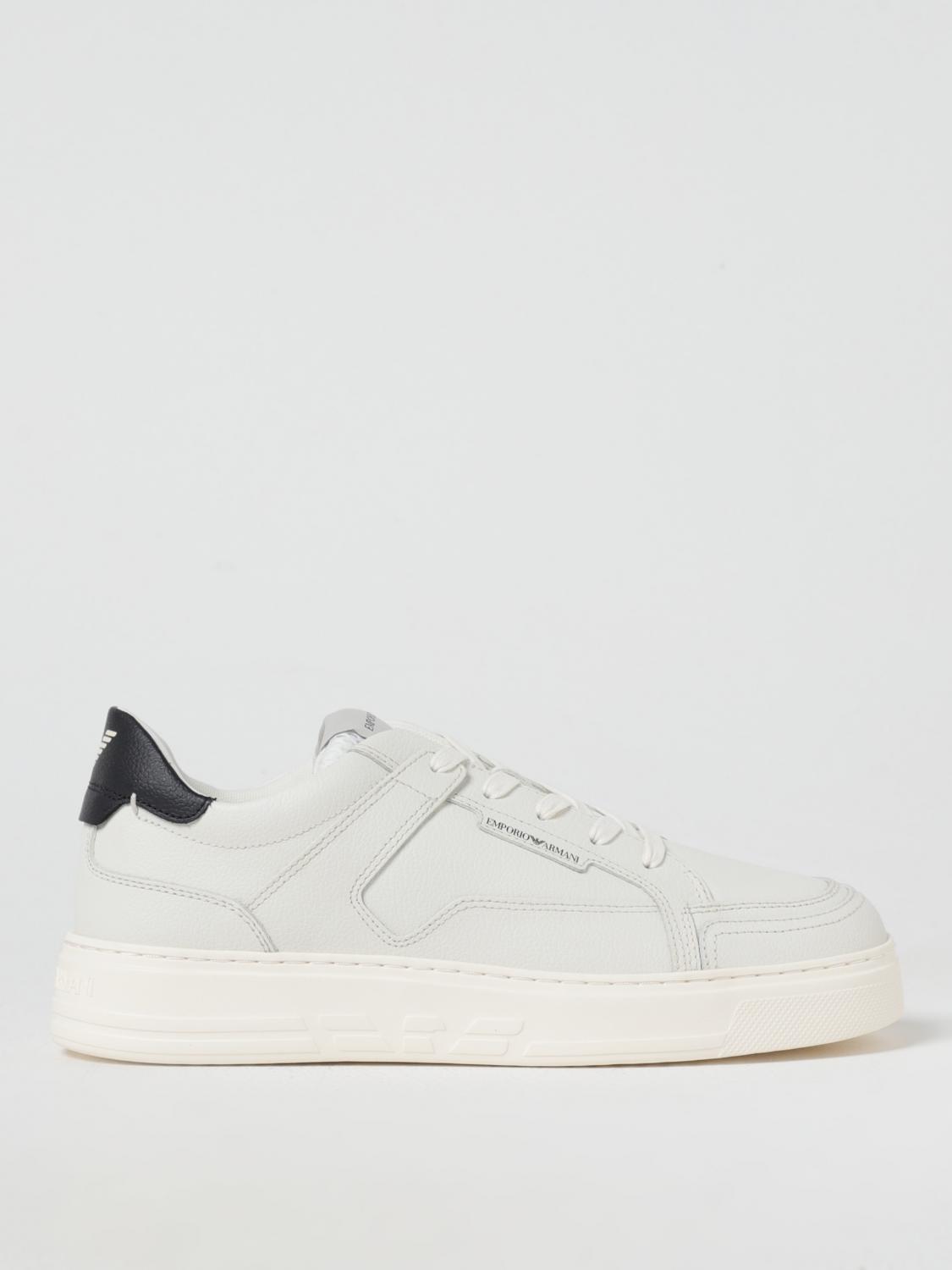 Giglio Sneakers Emporio Armani in pelle a grana