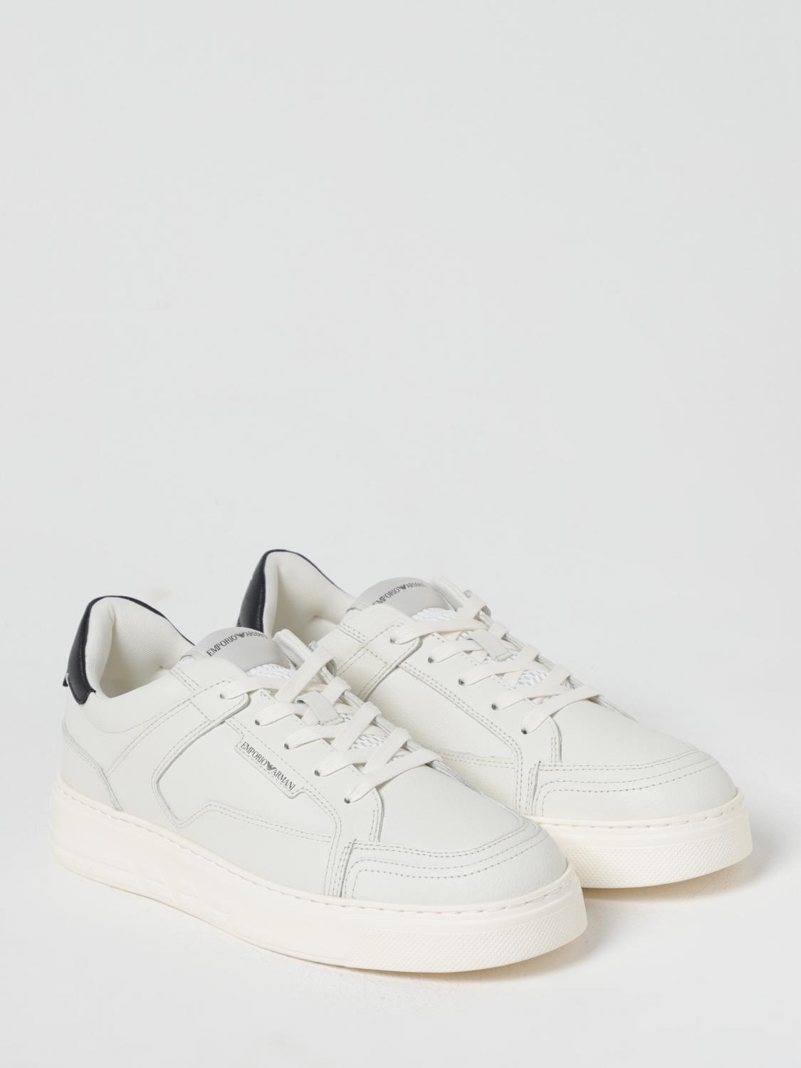 EMPORIO ARMANI SNEAKERS: Sneakers herren Emporio Armani, Weiß - Img 2