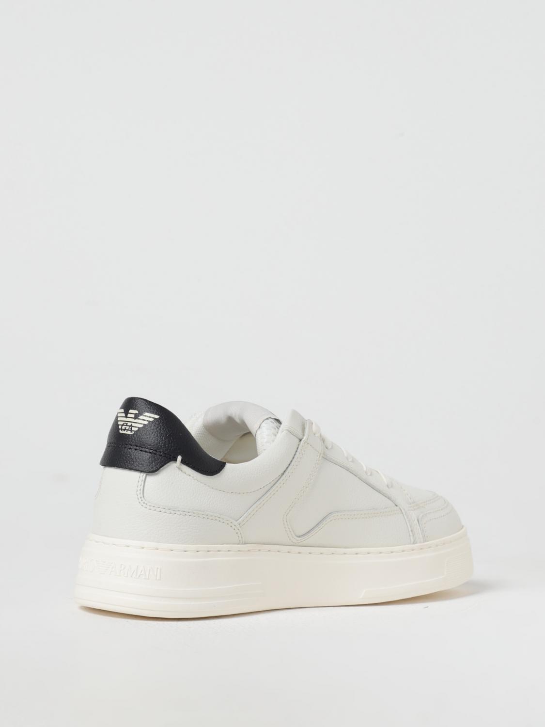 EMPORIO ARMANI SNEAKERS: Sneakers men Emporio Armani, White - Img 3