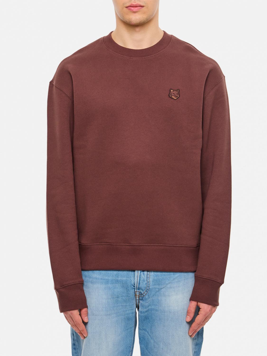 MAISON KITSUNÉ SWEATER: Sweater men Maison KitsunÉ, Brown - Img 1