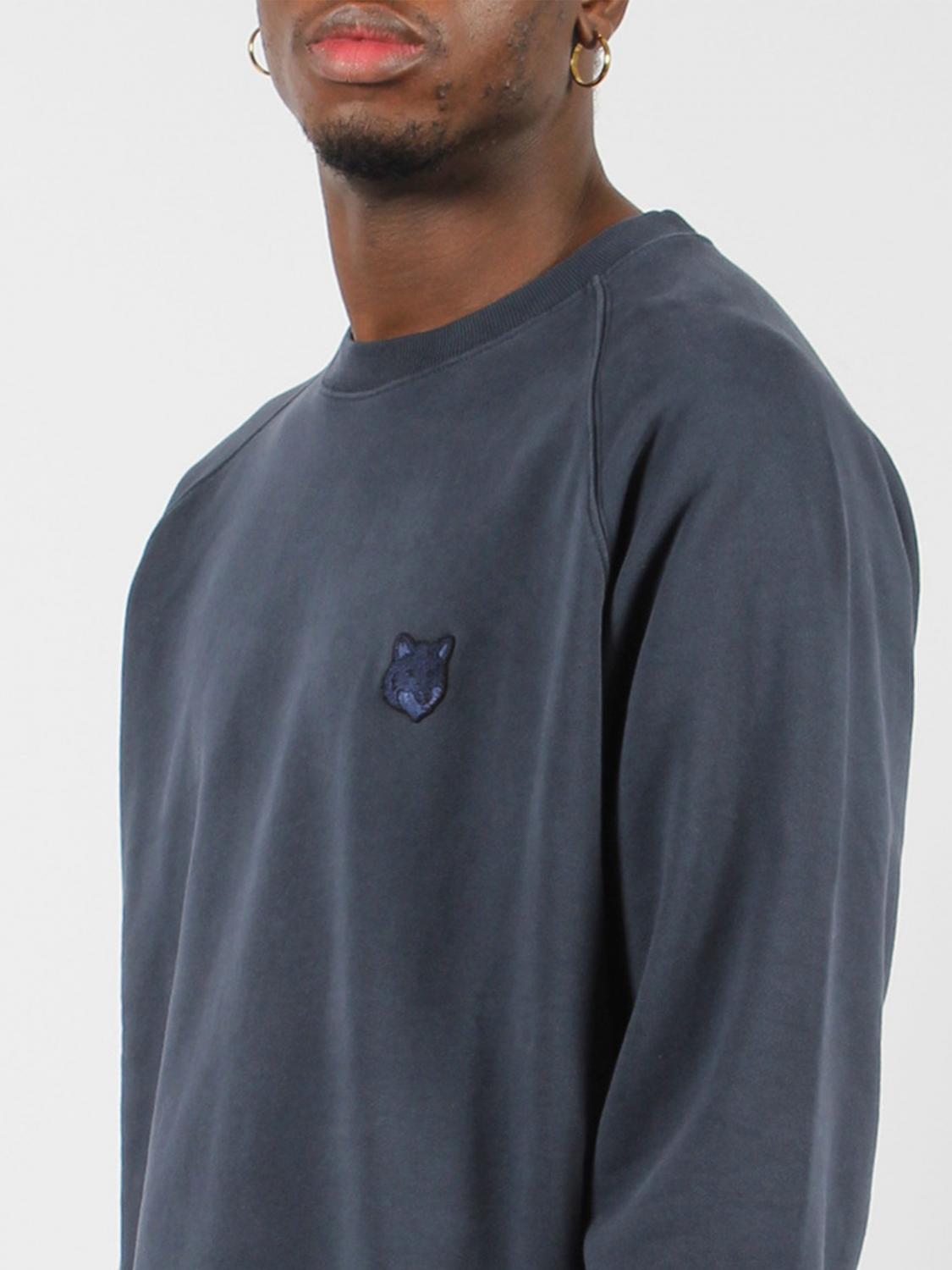 MAISON KITSUNÉ SWEATSHIRT: Pullover herren Maison KitsunÉ, Blau 1 - Img 3