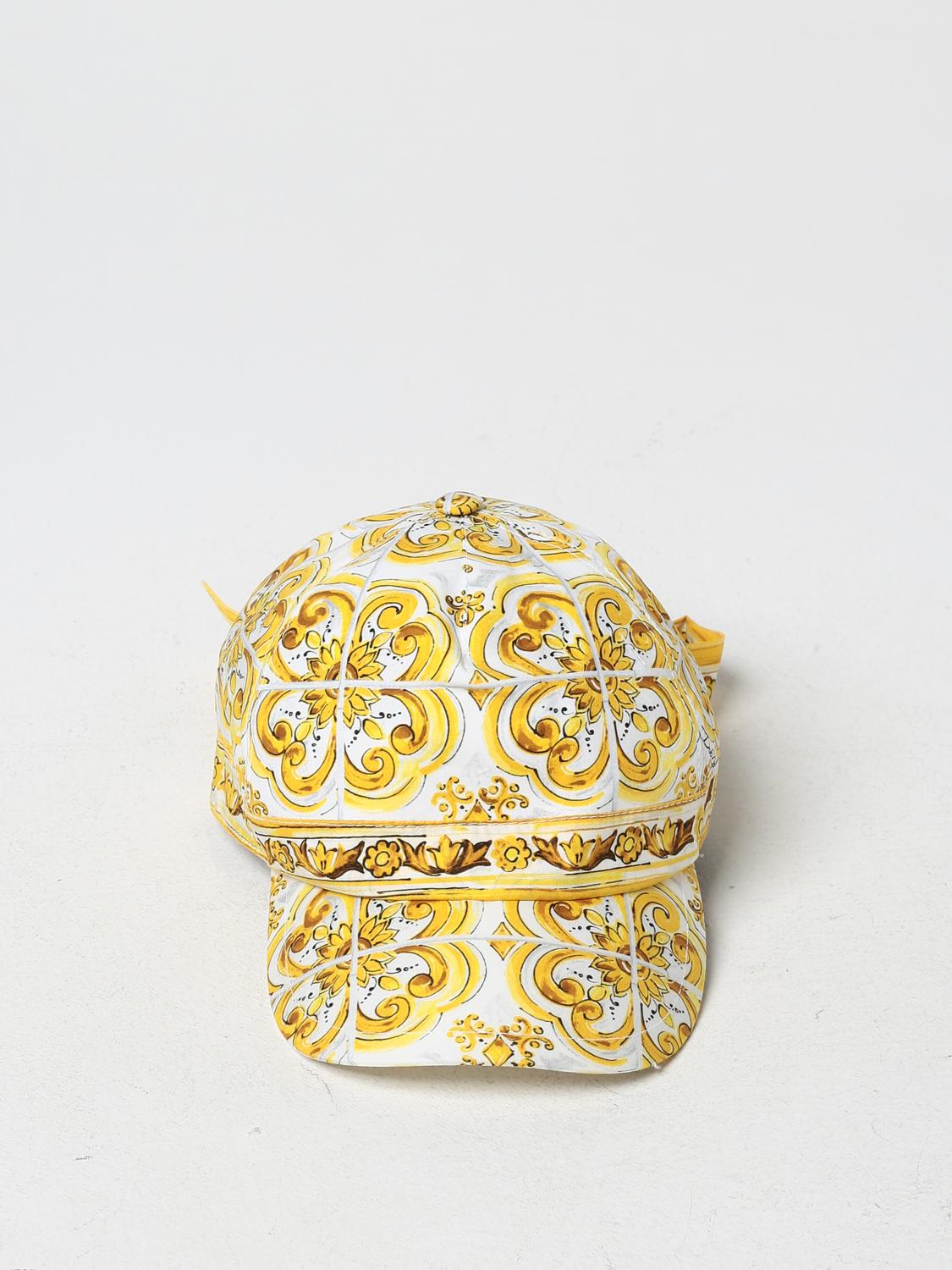 DOLCE & GABBANA GIRLS' HATS: Girls' hats kids Dolce & Gabbana, Yellow - Img 2