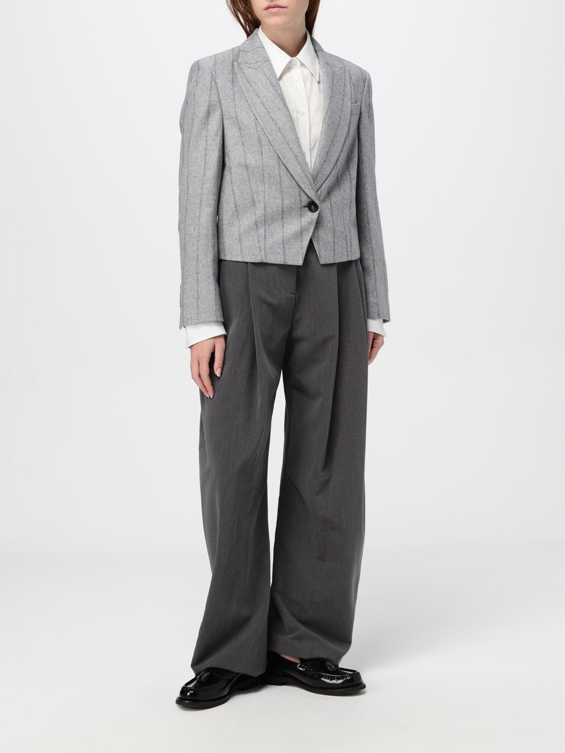 BRUNELLO CUCINELLI AMERICANA: Americana mujer Brunello Cucinelli, Gris - Img 2