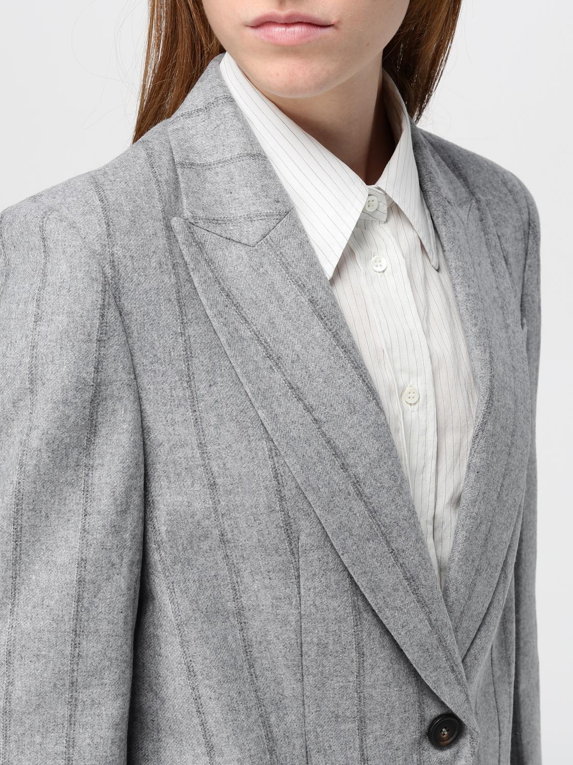 BRUNELLO CUCINELLI AMERICANA: Americana mujer Brunello Cucinelli, Gris - Img 5