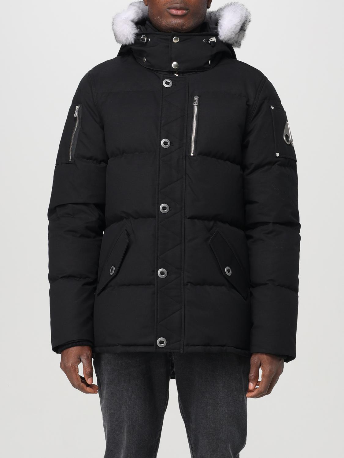 MOOSE KNUCKLES JACKET: Moose Knuckles quilted nylon down jacket, Black - Img 1