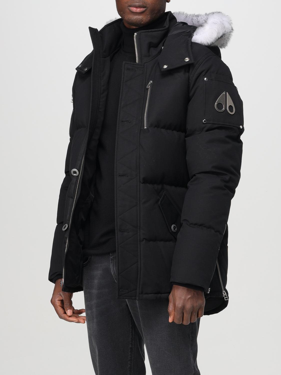 MOOSE KNUCKLES JACKET: Moose Knuckles quilted nylon down jacket, Black - Img 3