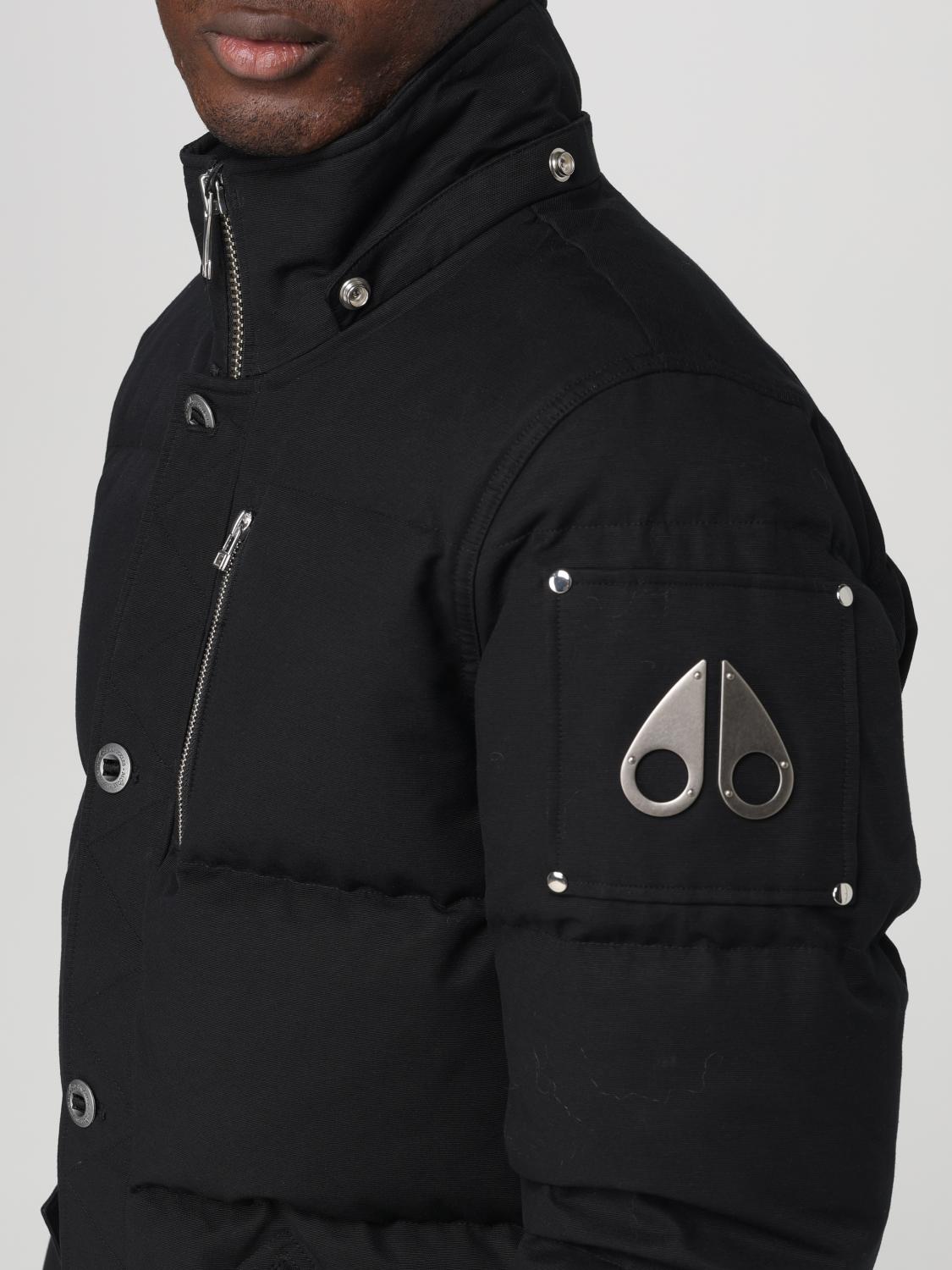 MOOSE KNUCKLES JACKET: Moose Knuckles quilted nylon down jacket, Black - Img 4
