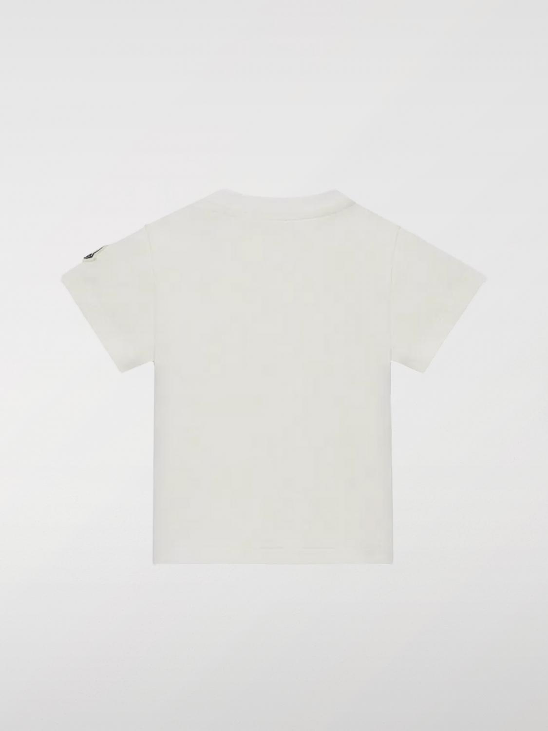 MONCLER T-SHIRT: T-shirt kids Moncler, White - Img 2