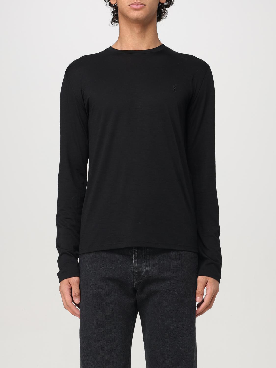 SAINT LAURENT PULLOVER: Pullover herren Saint Laurent, Schwarz - Img 1