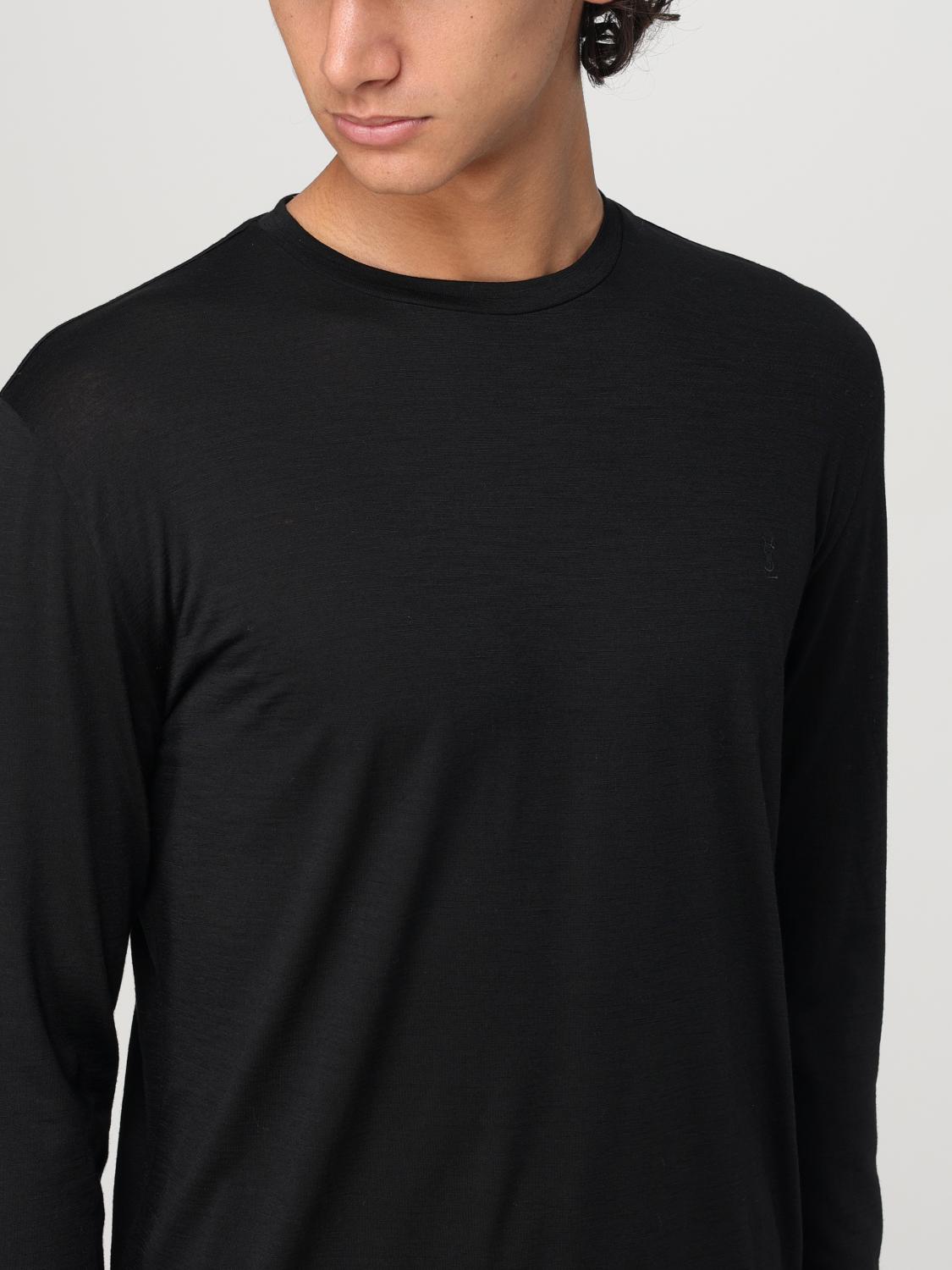 SAINT LAURENT PULLOVER: Pullover herren Saint Laurent, Schwarz - Img 5