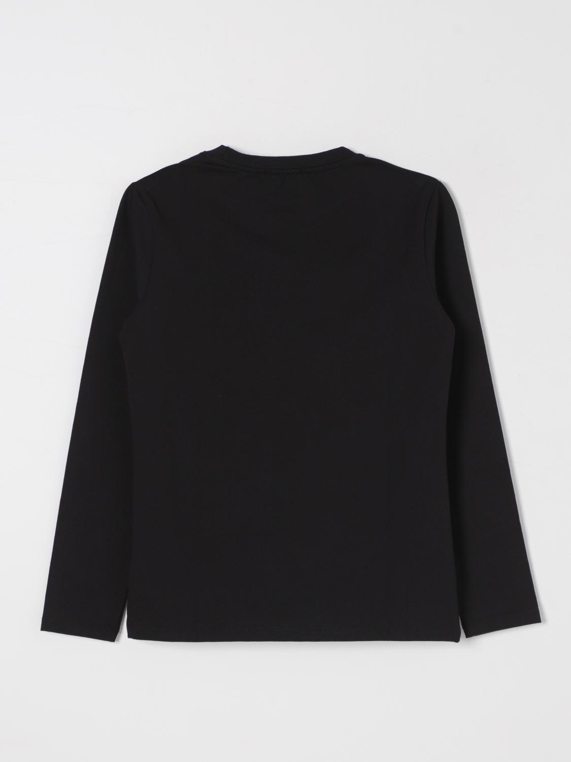 PINKO SWEATER: Pinko cotton shirt with logo , Black - Img 2