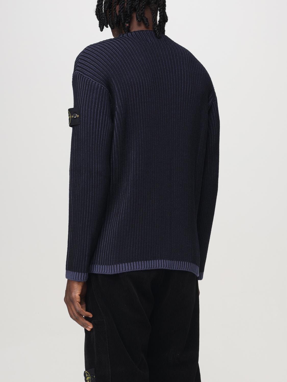 STONE ISLAND JERSEY: Jersey hombre Stone Island, Azul Oscuro - Img 2