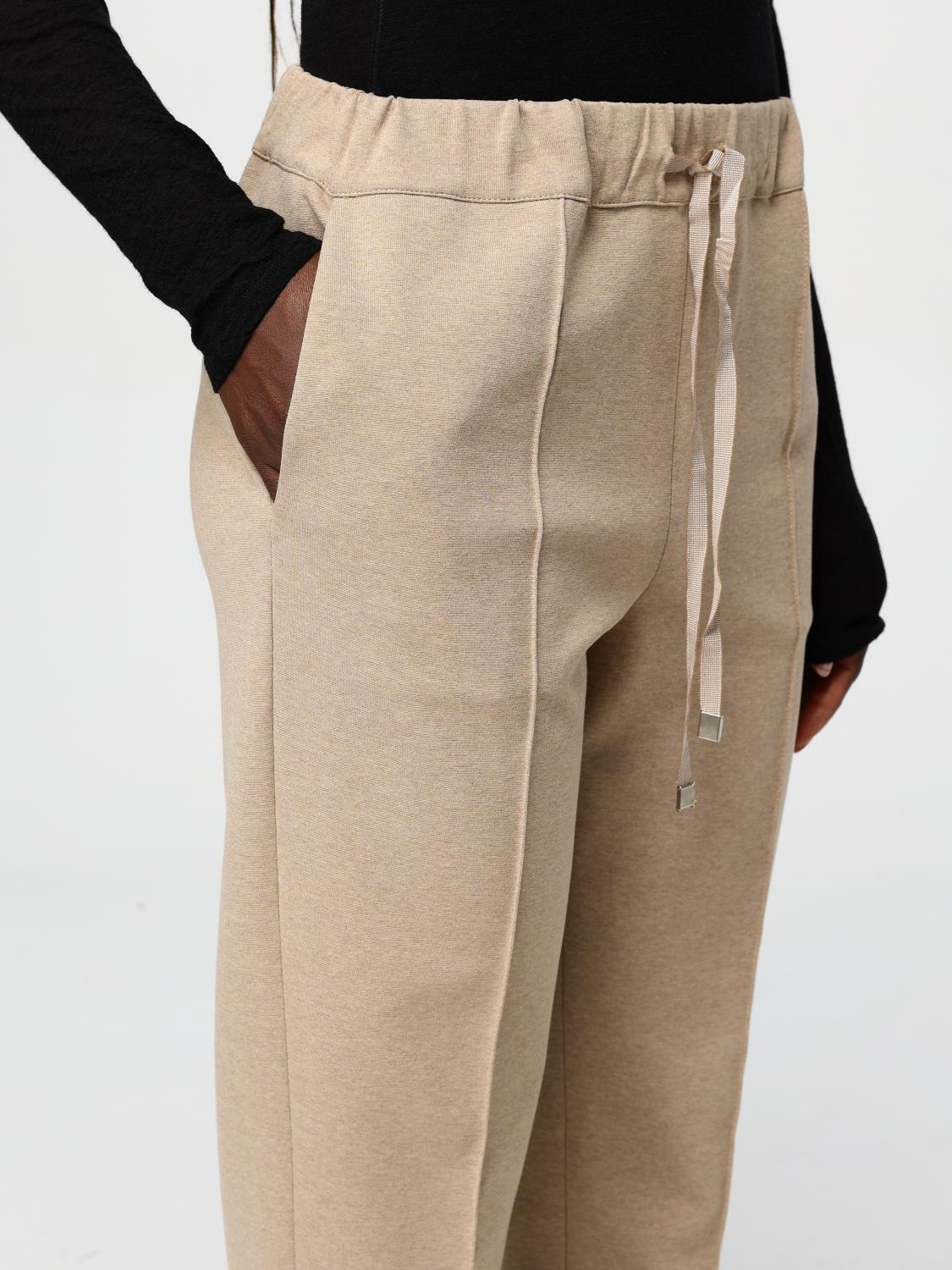 LIVIANA CONTI PANTS: Pants woman Liviana Conti, Beige - Img 4