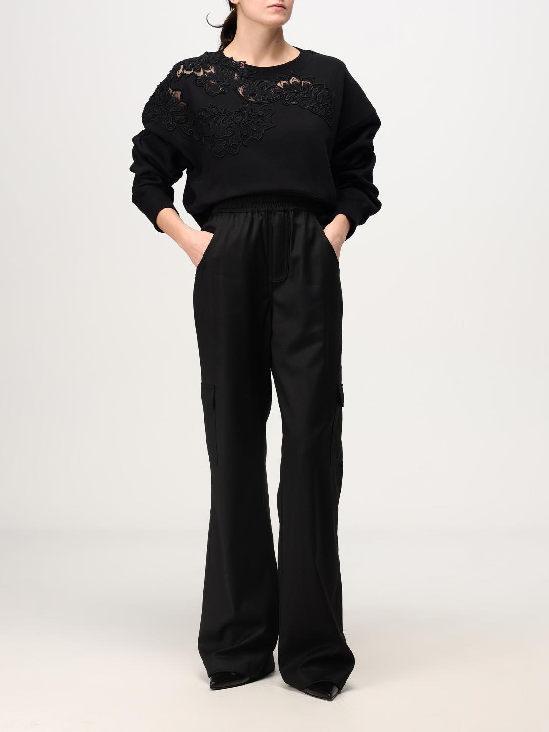 ERMANNO SCERVINO PANTS: Pants woman Ermanno Scervino, Black - Img 2