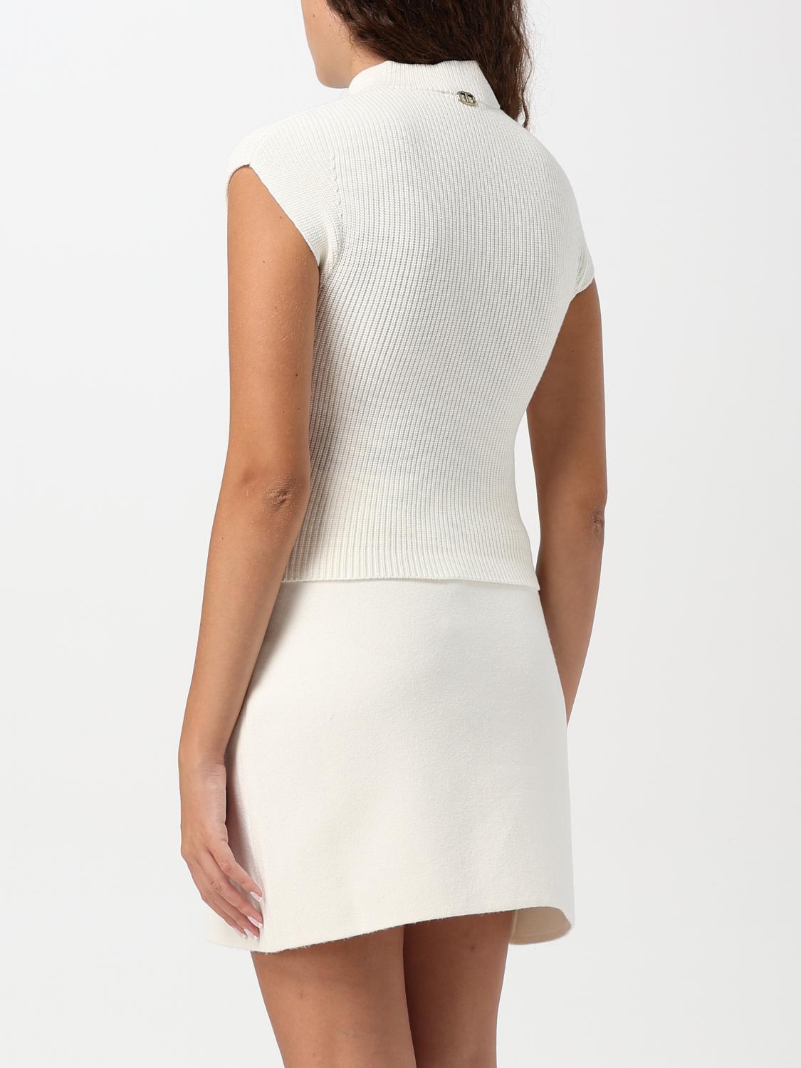 TWINSET TOP: Pull femme Twinset, Blanc - Img 2