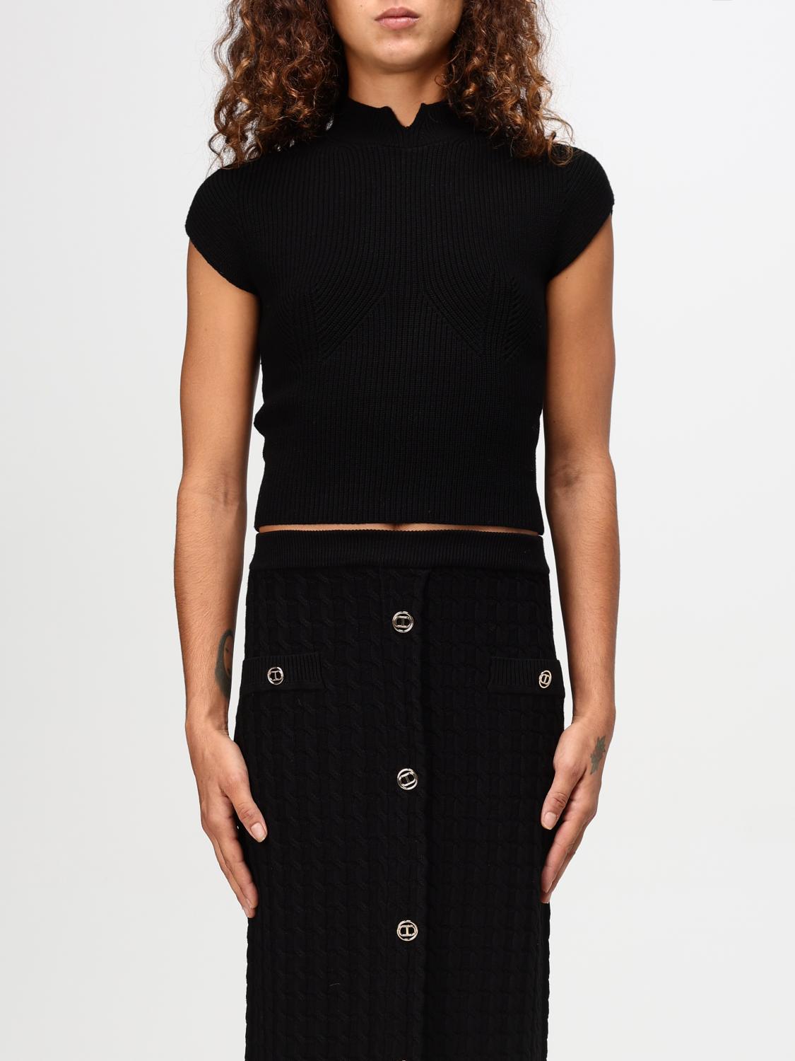 TWINSET TOP: Jersey mujer Twinset, Negro - Img 1