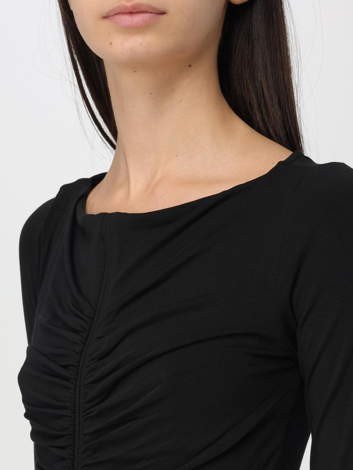 PINKO MAGLIA: T-shirt Pinko in tessuto elasticizzato , Nero - Img 3