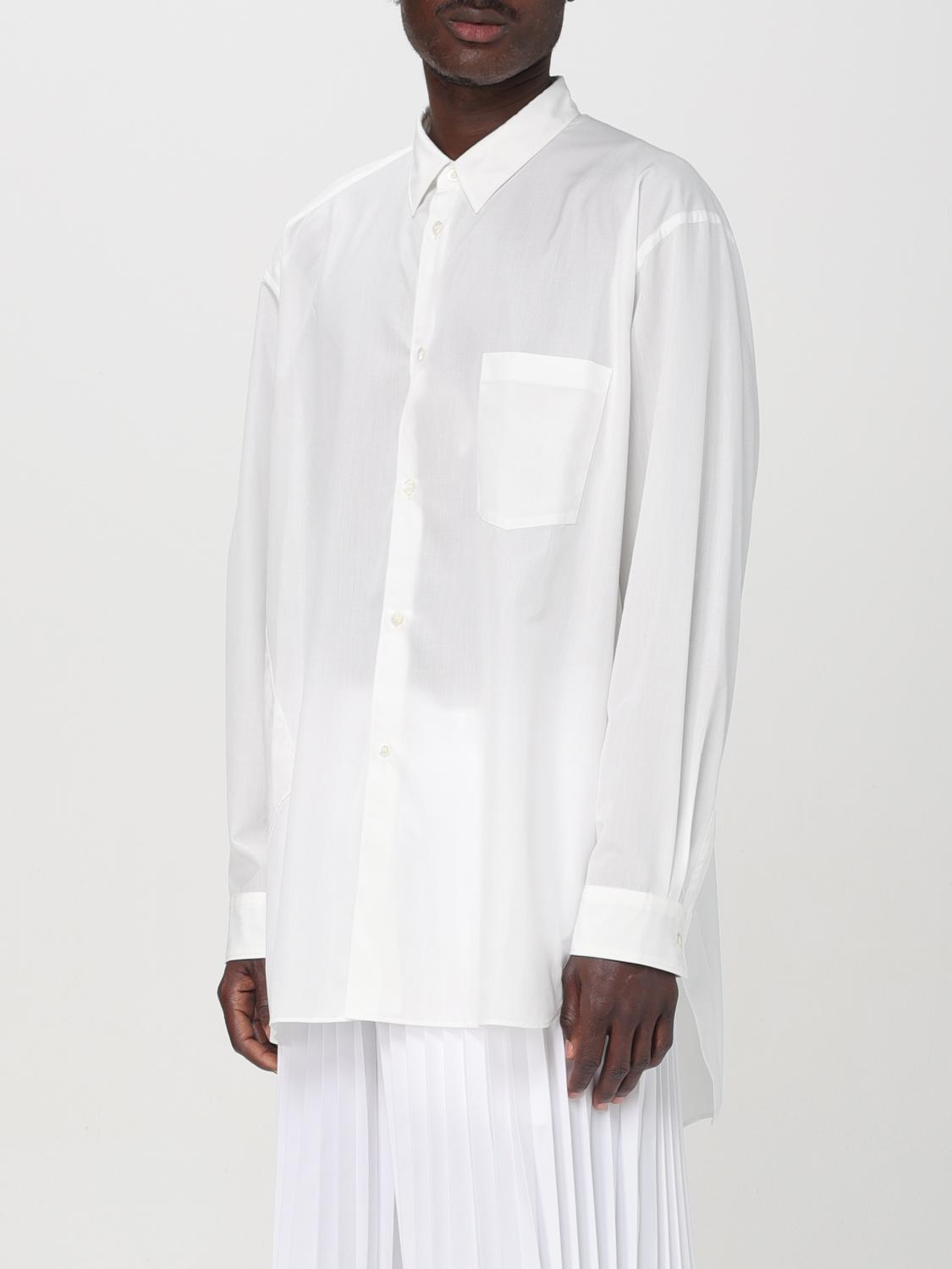 コムデギャルソンオムプリュス HOMME PLUS 長袖 シャツ S 無地 白