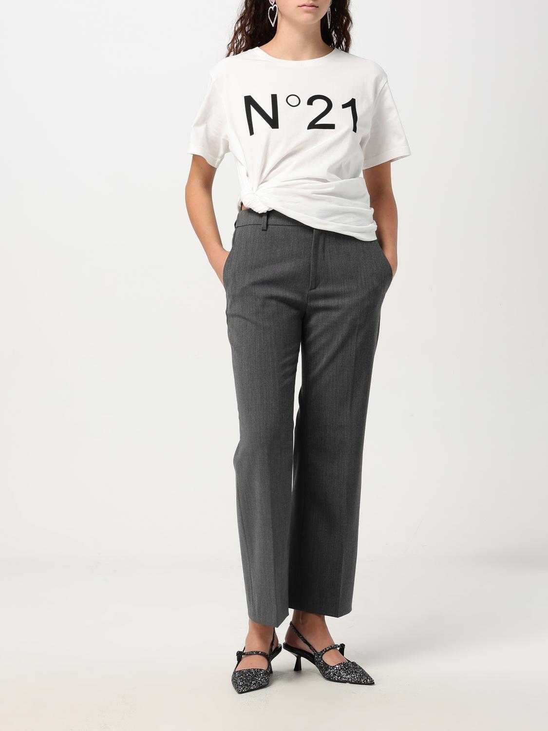 N° 21 PANTALON: Pantalon femme N° 21, Gris - Img 2