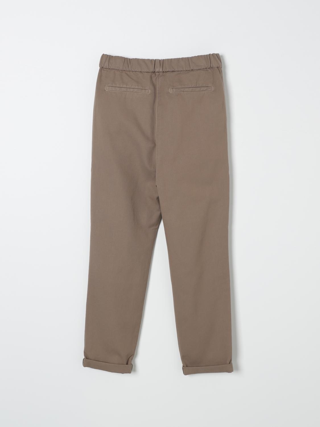 BRUNELLO CUCINELLI PANTS: Pants kids Brunello Cucinelli, Brown - Img 2