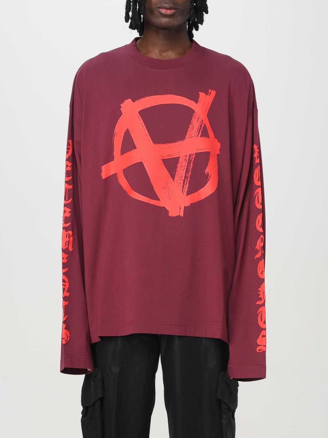 VETEMENTS T-SHIRT: Sweater men Vetements, Red - Img 1