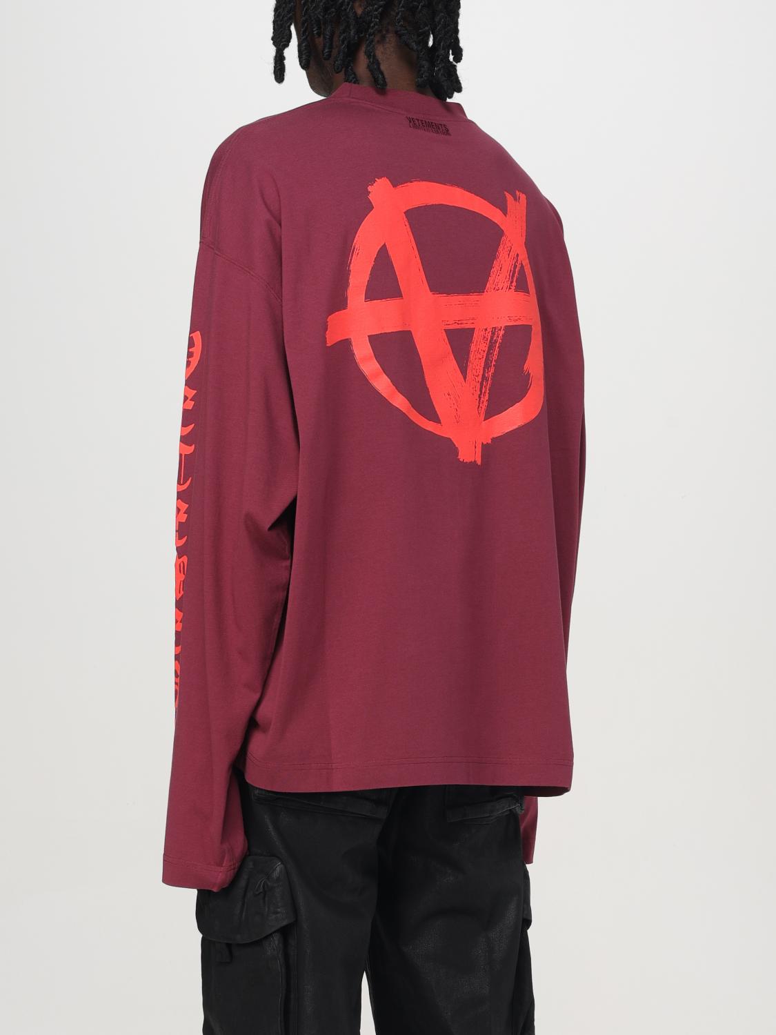 VETEMENTS T-SHIRT: Sweater men Vetements, Red - Img 3